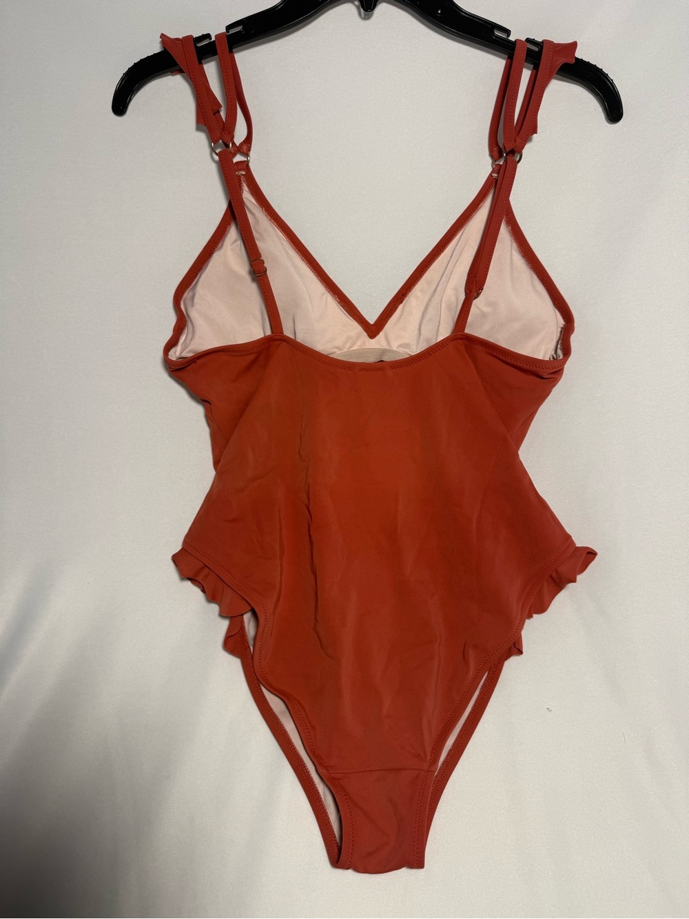 Shade& Shore bathing suit - Rust Red One-Piece Swimsuit - Picture 3 of 4
